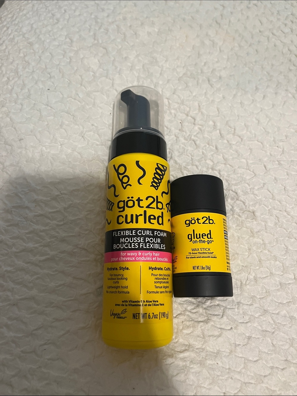 NWT Got2b Wax Stick and Flexible Curl Foam